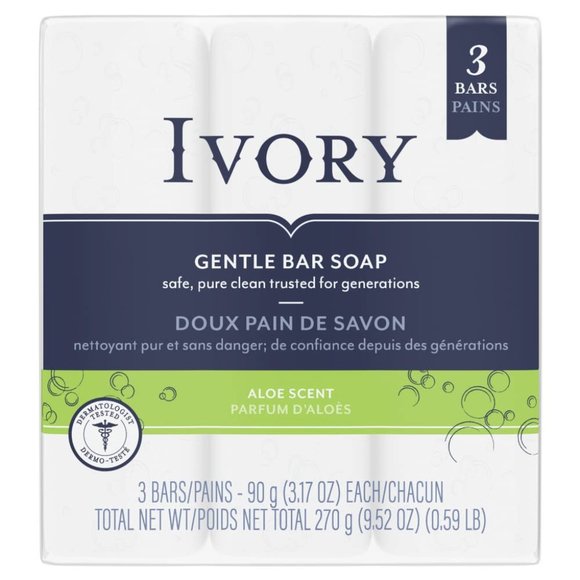 Ivory Simply Ivory Aloe Bath Bar - Picture 1 of 11